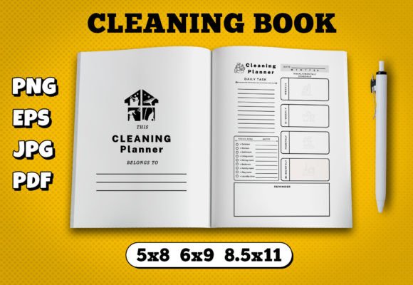 Cleaning Book KDP Interior: A Streamlined Template for Self-Publishers