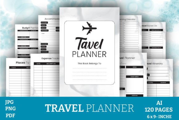 Evaluating Travel Planner KDP Interior Graphic for Your Publishing Needs