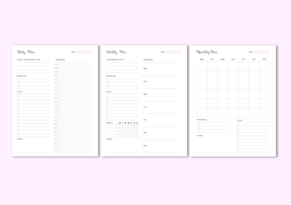 The Essential Role of a Daily, Weekly, and Monthly Planner, Blank