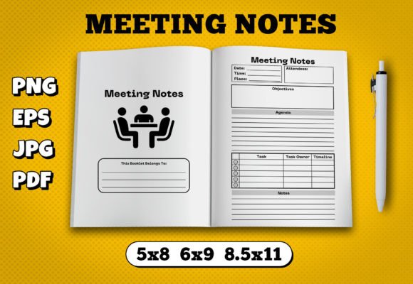 The Meeting Notes KDP Interior: Your Foundation for a Successful Publishing Venture
