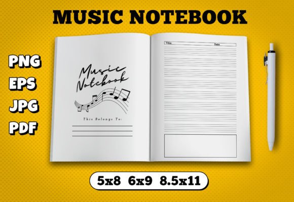 Unlocking Creativity and Business: The Music Notebook KDP Template
