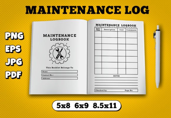 Why a Professional Maintenance Log Book Kdp Template is Your Secret Weapon