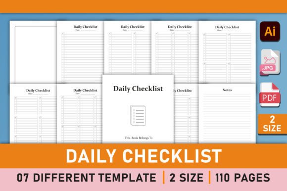 Your Customizable Daily Checklist Planner for KDP
